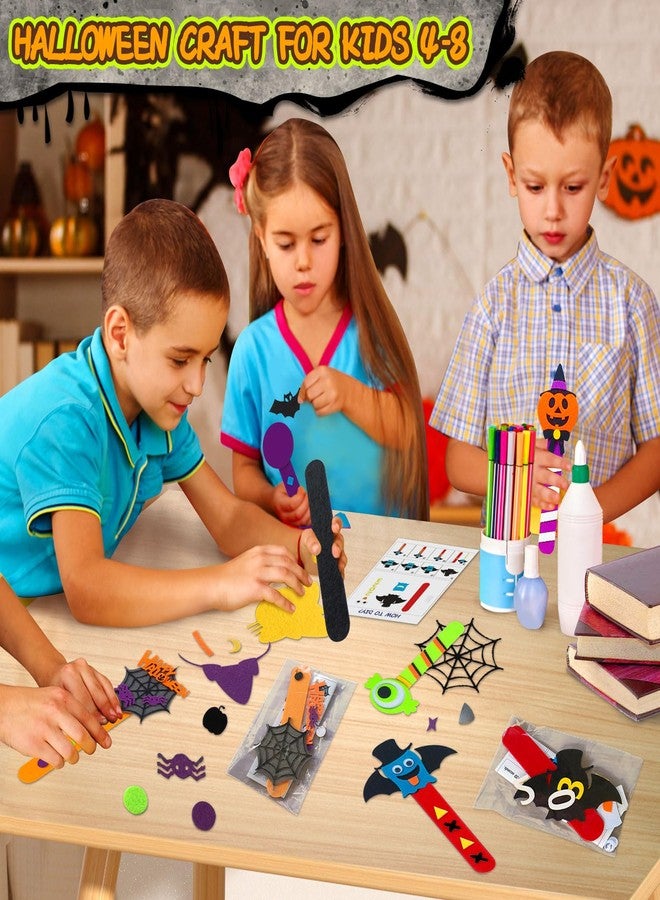 ZIRSENG 24 Piece Halloween Crafts for Kids Ages 4-8, DIY Bookmark Craft Bulk for Party Favors & Classroom Rewards - Image 5